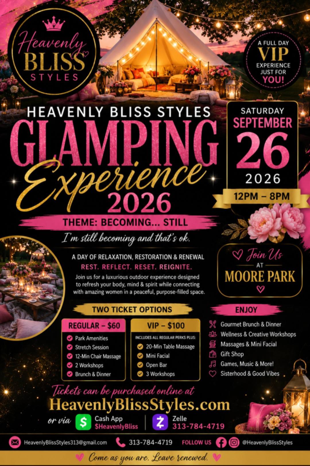 V.I.P Glamping Experience 2026